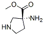 (r)-(9ci)-3-氨基-3-吡咯烷羧酸甲酯结构式_145090-27-3结构式