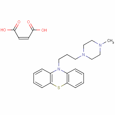 马来酸培拉嗪结构式_14516-56-4结构式