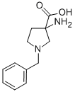 3-氨基-1-苄基吡咯烷-3-羧酸结构式_145602-87-5结构式