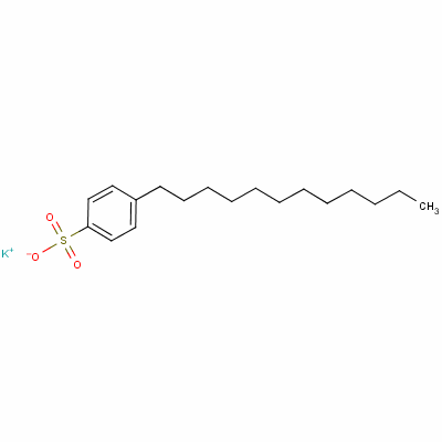 4-十二烷基苯磺酸钾结构式_14564-74-0结构式