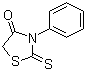 3-苯基-2-硫氧代-4-噻唑啉酮结构式_1457-46-1结构式