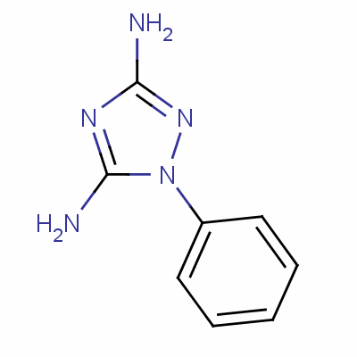 1-苯基-1H-1,2,4-噻唑-3,5-二胺结构式_14575-59-8结构式