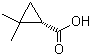 (S)-(+)-2,2-二甲基环丙烷羧酸结构式_14590-53-5结构式