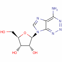 2-氮杂腺苷结构式_146-94-1结构式