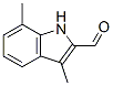 3,7-Dimethyl-1H-indole-2-carbaldehyde Structure,1463-72-5Structure