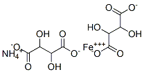 酒石酸铁(Ⅲ)铵结构式_14635-18-8结构式