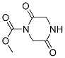(9ci)-2,5-二氧代-1-哌嗪羧酸甲酯结构式_146511-08-2结构式