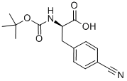 Boc-D-4-氰基苯丙氨酸结构式_146727-62-0结构式