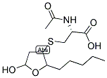 N-乙酰基-S-(5-羟基-2-戊基四氢-3-呋喃基)-L-半胱氨酸结构式_146764-24-1结构式