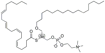 Arachidonoyl thio-PC结构式_146797-82-2结构式