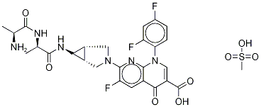 阿拉沙星甲磺酸酯结构式_146961-77-5结构式