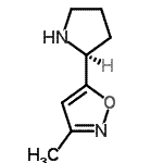 3-甲基-5-(2S)-2-吡咯烷异噁唑结构式_147402-52-6结构式