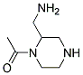 (9ci)-1-乙酰基-2-哌嗪甲胺结构式_147557-08-2结构式
