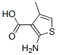 2-氨基-4-甲基噻吩-3-羧酸结构式_14770-81-1结构式