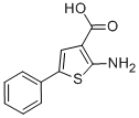 2-氨基-5-苯基-噻吩-3-羧酸结构式_14770-84-4结构式