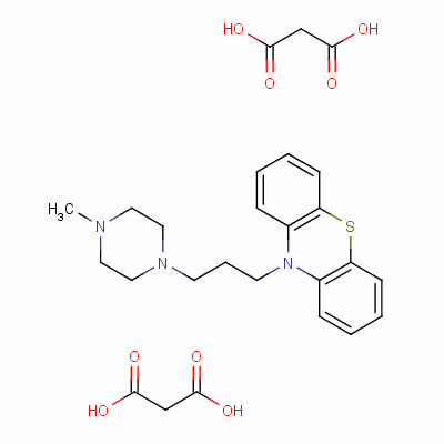 丙二酸培拉嗪结构式_14777-25-4结构式