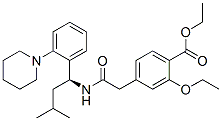 (+)-2-乙氧基-4-(N-3-甲基-1(S)-(2-(1-哌啶基)苯基)-丁基)羰基甲基)结构式_147770-06-7结构式