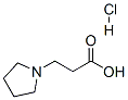 3-(1-吡咯烷基)丙酸盐酸盐(1:1)结构式_14788-14-8结构式