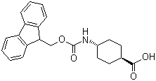 Fmoc-反式-4-氨基环己烷-1-羧酸结构式_147900-46-7结构式