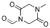 (9ci)-4-甲基-2,5-二氧代-1-哌嗪羧醛结构式_147900-77-4结构式