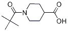 1-(2,2-Dimethylpropanoyl)piperidine-4-carboxylic acid Structure,147958-90-5Structure