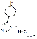 4-(1-Methyl-1h-imidazol-5-yl)piperidine dihydrochloride Structure,147960-50-7Structure