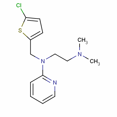 氯吡林结构式_148-65-2结构式