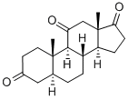 5-alpha-雄甾烷-3-11-17-三酮结构式_1482-70-8结构式