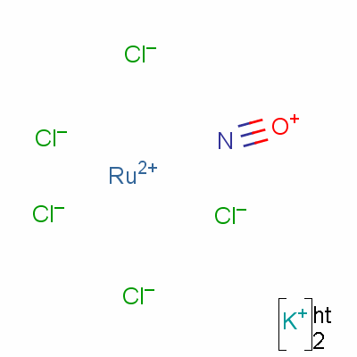 一亚硝基五氯合钌酸结构式_14854-54-7结构式