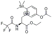 5-(乙酰基氧基)-n-三氟乙酰基-2-三甲基锡-L-苯基丙氨酸乙酯结构式_148613-10-9结构式