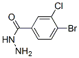 4-Bromo-3-chlorobenzhydrazide Structure,148993-19-5Structure