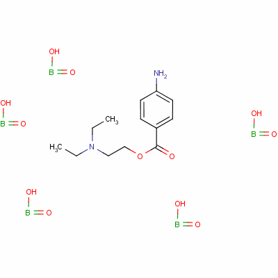 普鲁卡因硼酸盐结构式_149-13-3结构式