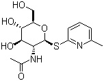 N-((2s,3r,4r,5s,6r)-4,5-二羟基-6-(羟基甲基)-2-((6-甲基吡啶-2-基)硫代)四氢-2H-吡喃-3-基)乙酰胺结构式_149263-94-5结构式