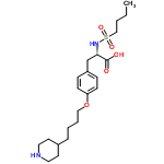 N-丁磺酰基-(4-(4-吡啶基)丁基)-L-酪氨酸结构式_149490-61-9结构式