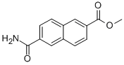 6-(氨基羰基)-2-萘羧酸甲酯结构式_149505-88-4结构式