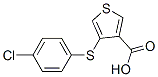 4-[(4-Chlorophenyl)thio]thiophene-3-carboxylic acid Structure,149609-86-9Structure