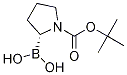 (R)-1-(叔丁氧基羰基)吡咯烷-2-基硼酸结构式_149716-78-9结构式