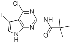N-(4-氯-5-碘-7h-吡咯并[2,3-d]嘧啶-2-基)-2,2-二甲基丙酰胺结构式_149765-16-2结构式