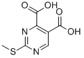 2-(Methylthio)-4,5-Pyrimidinedicarboxylic acid Structure,149771-16-4Structure