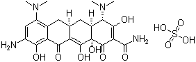 9-氨基米诺环素硫酸盐结构式_149934-20-3结构式