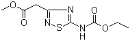 1,2,4-Thiadiazole-3-acetic acid, 5-[(ethoxycarbonyl)amino]-, methyl ester Structure,150215-07-9Structure