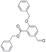 5-Formyl-2-(phenylmethoxy)-benzoic acid phenylmethyl ester Structure,150258-60-9Structure