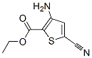 2-Thiophenecarboxylicacid,3-amino-5-cyano-,ethylester(9ci) Structure,150360-19-3Structure