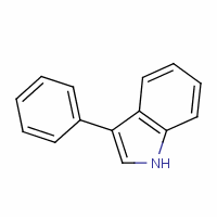 3-苯基-1H-吲哚结构式_1504-16-1结构式