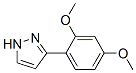 3-(2,4-Dimethoxyphenyl)-1H-pyrazole Structure,150433-17-3Structure