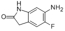 6-氨基-5-氟-2-吲哚酮结构式_150544-01-7结构式