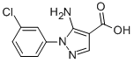 5-氨基-1-(3-氯-苯基)-1H-吡唑-4-羧酸结构式_15070-84-5结构式
