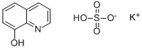 8-Hydroxyquinoline potassium sulfate Structure,15077-57-3Structure