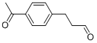 3-(4-乙酰基苯基)丙醛结构式_150805-64-4结构式