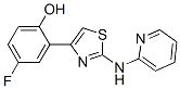 2-(2-苯胺-4-噻唑)-4-氟苯酚结构式_1512-76-1结构式